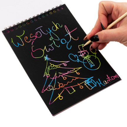 TG67286 Rubbelbild, Malbuch, Notizbuch, A5