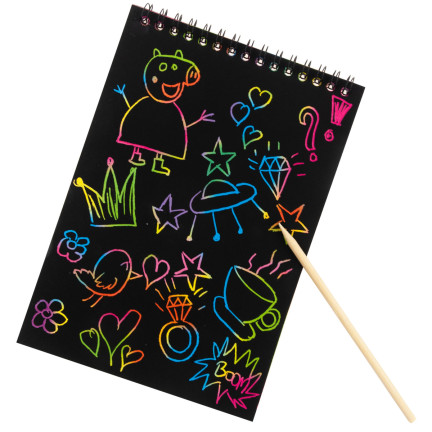 TG67286 Rubbelbild, Malbuch, Notizbuch, A5