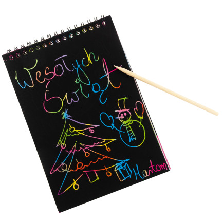 TG67286 Rubbelbild, Malbuch, Notizbuch, A5