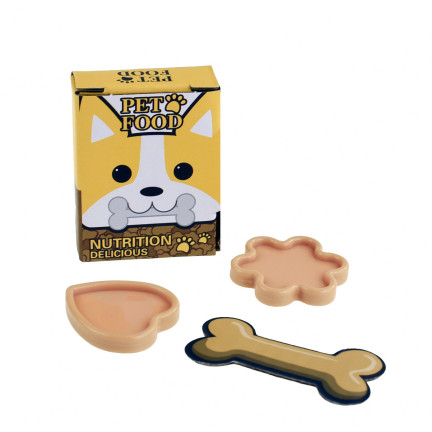 TG67294 Hundespielzeug: Welpe in Transportbox, inklusive Zubehör (Nahrungsschüssel, Bürste)
