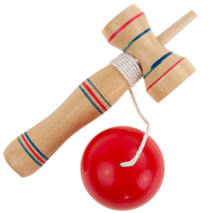 TG67313 KENDAMA HOLZ KLASSISCH JAPANISCH ARCADE BALL FANGEN SPIEL