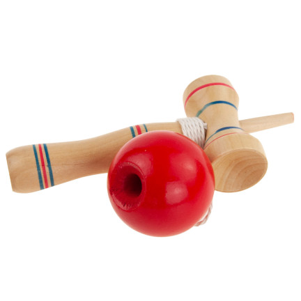 TG67313 KENDAMA HOLZ KLASSISCH JAPANISCH ARCADE BALL FANGEN SPIEL