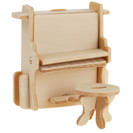 TG67315 Holzmöbel für Puppenhaus, 34-teiliges Set