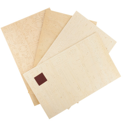 TG67315 Holzmöbel für Puppenhaus, 34-teiliges Set
