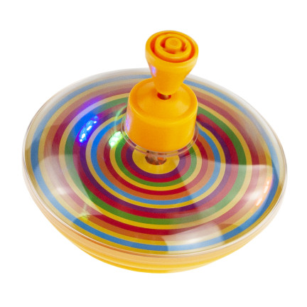 TG67317 Kreisel, bunter, leuchtender LED-Kreisel, klassischer Drehkreisel, als Geschenk