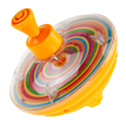 TG67317 Kreisel, bunter, leuchtender LED-Kreisel, klassischer Drehkreisel, als Geschenk