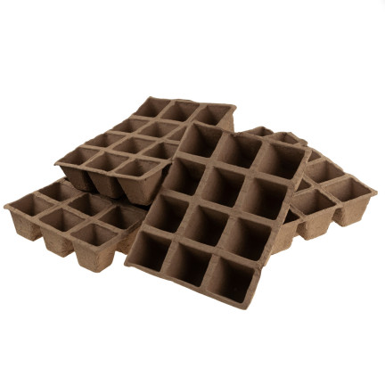 TG67326 TORF TÖPFE FÜR SÄMLINGE SÄMLINGE 6 SCHALEN 72PCS