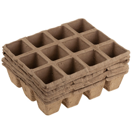 TG67326 TORF TÖPFE FÜR SÄMLINGE SÄMLINGE 6 SCHALEN 72PCS