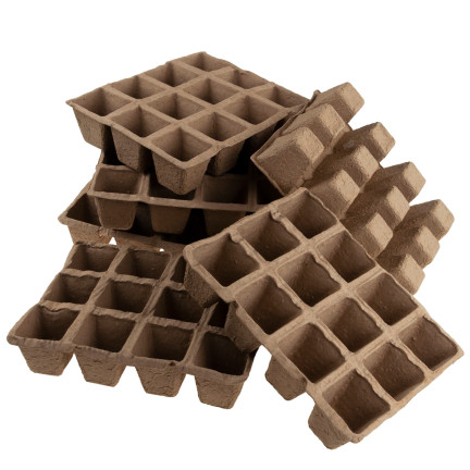 TG67326 TORF TÖPFE FÜR SÄMLINGE SÄMLINGE 6 SCHALEN 72PCS