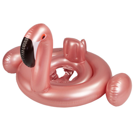 TG67349 AUFBLASBARES FLAMINGORAD MIT SITZ FÜR KINDER