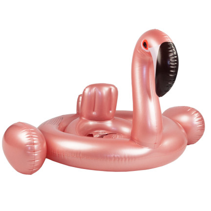 TG67349 AUFBLASBARES FLAMINGORAD MIT SITZ FÜR KINDER