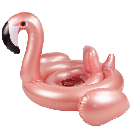 TG67349 AUFBLASBARES FLAMINGORAD MIT SITZ FÜR KINDER