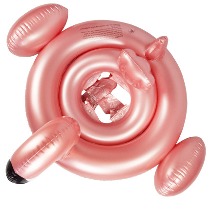 TG67349 AUFBLASBARES FLAMINGORAD MIT SITZ FÜR KINDER