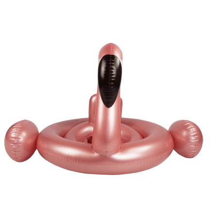 TG67349 AUFBLASBARES FLAMINGORAD MIT SITZ FÜR KINDER