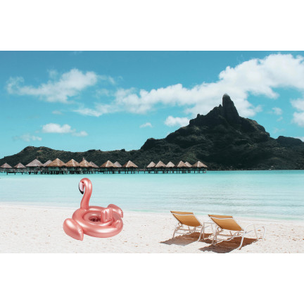 TG67349 AUFBLASBARES FLAMINGORAD MIT SITZ FÜR KINDER