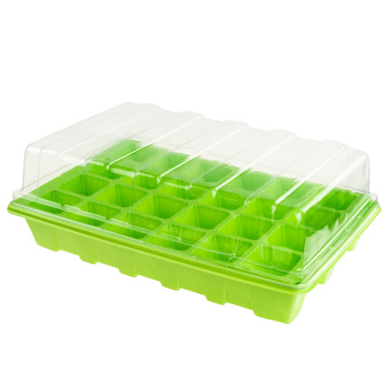 TG67367 MINI GEWÄCHSHAUS GERMINATOR SETZLING PROPAGATOR 24 FÄCHER