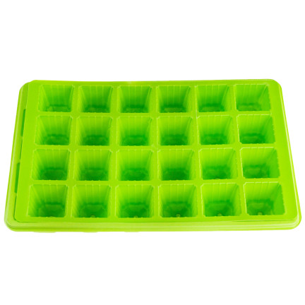 TG67367 MINI GEWÄCHSHAUS GERMINATOR SETZLING PROPAGATOR 24 FÄCHER