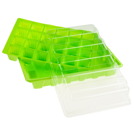 TG67367 MINI GEWÄCHSHAUS GERMINATOR SETZLING PROPAGATOR 24 FÄCHER