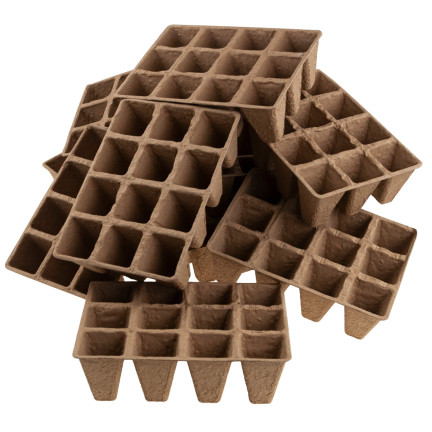 TG67368 Torf Pflanzentöpfe für Setzlinge 10 Schalen 120 Stück