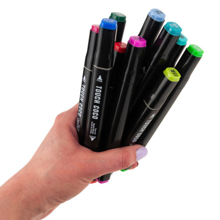 TG67374 ALKOHOL MARKER 80 STÜCK MARKER DOPPELSEITIGE MARKER