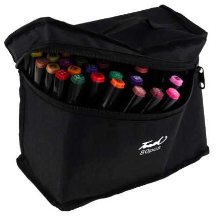 TG67374 ALKOHOL MARKER 80 STÜCK MARKER DOPPELSEITIGE MARKER