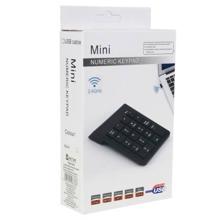 TG67391 DRAHTLOSES NUMERISCHES KEYPAD USB LAPTOP PC