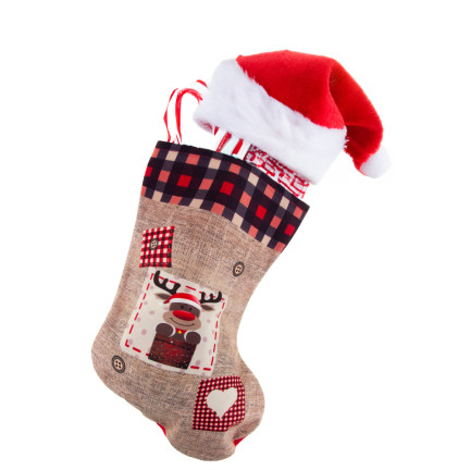 TG69385 SOCKE GESCHENK SACK ST. MICHAEL SACK ANHÄNGER