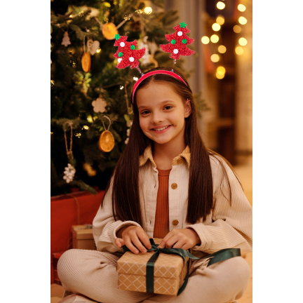 TG69590 CHRISTMAS HOLY HANDSHIRT Weihnachtsbaum Stirnband Lustig für Weihnachten Weihnachtsmann