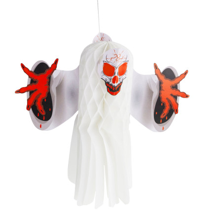 TG70155 HALLOWEEN DEKORATIVES SET GARLANDE LUFTBALLONS TISCHDECKE