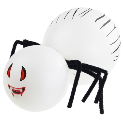 TG70155 HALLOWEEN DEKORATIVES SET GARLANDE LUFTBALLONS TISCHDECKE