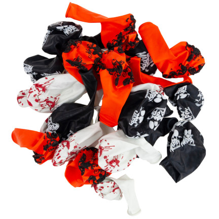 TG70155 HALLOWEEN DEKORATIVES SET GARLANDE LUFTBALLONS TISCHDECKE