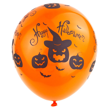 TG70155 HALLOWEEN DEKORATIVES SET GARLANDE LUFTBALLONS TISCHDECKE