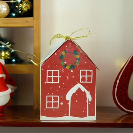TG70168 DIY-Adventskalender: Weihnachtshäuschen und Schachteln zum Befüllen – Set