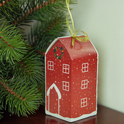 TG70168 DIY-Adventskalender: Weihnachtshäuschen und Schachteln zum Befüllen – Set