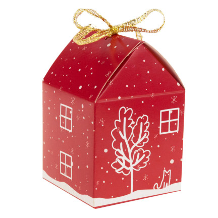 TG70168 DIY-Adventskalender: Weihnachtshäuschen und Schachteln zum Befüllen – Set