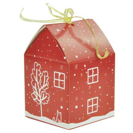 TG70168 DIY-Adventskalender: Weihnachtshäuschen und Schachteln zum Befüllen – Set