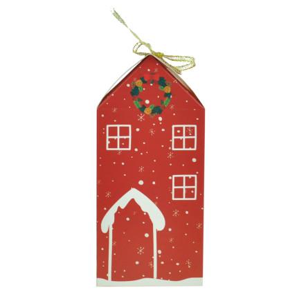 TG70168 DIY-Adventskalender: Weihnachtshäuschen und Schachteln zum Befüllen – Set