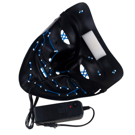 TG70276 LED MASKE LEUCHTET LED HALLOWEEN PARTY SÄUBERN GRUSELIG MIT BATTERIEN