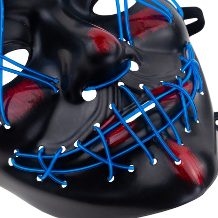 TG70276 LED MASKE LEUCHTET LED HALLOWEEN PARTY SÄUBERN GRUSELIG MIT BATTERIEN
