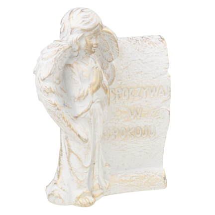 TG70368 Betonfigur für den Friedhof: Engel „Ruhe in Frieden“