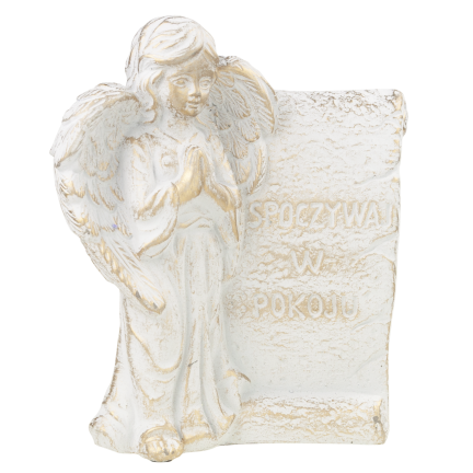 TG70368 Betonfigur für den Friedhof: Engel „Ruhe in Frieden“