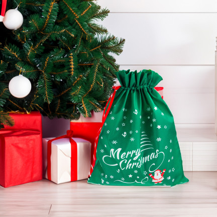 TG70466-1 Weihnachtstüte Geschenktüte grün groß