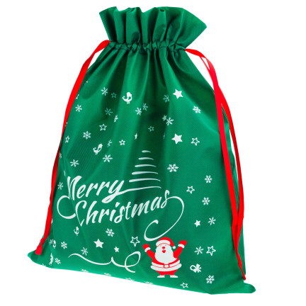 TG70466-1 Weihnachtstüte Geschenktüte grün groß