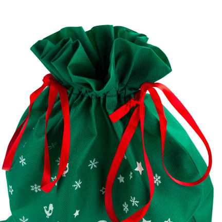TG70466-1 Weihnachtstüte Geschenktüte grün groß