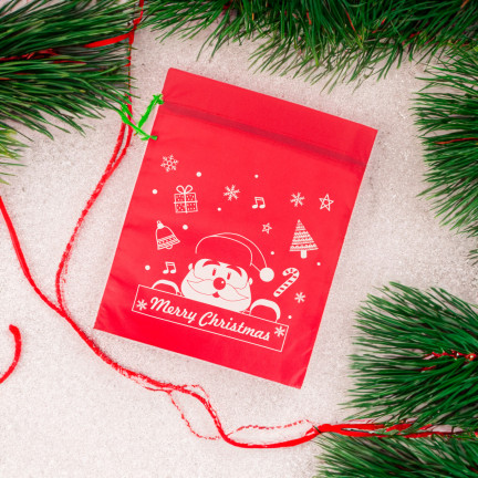 TG70466-2 Weihnachtsgeschenktüte Weihnachtsgeschenktüte rot groß