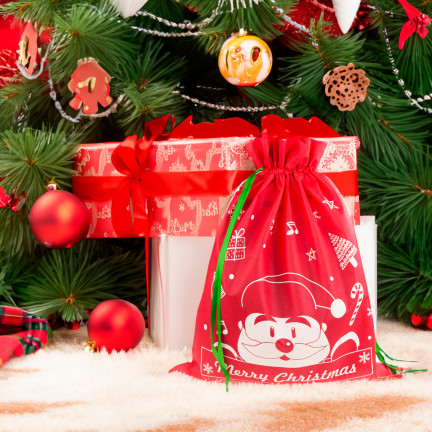 TG70466-2 Weihnachtsgeschenktüte Weihnachtsgeschenktüte rot groß