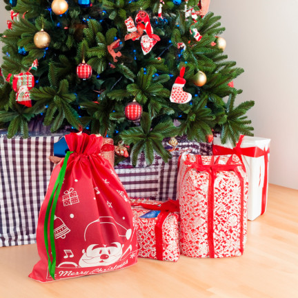 TG70466-2 Weihnachtsgeschenktüte Weihnachtsgeschenktüte rot groß