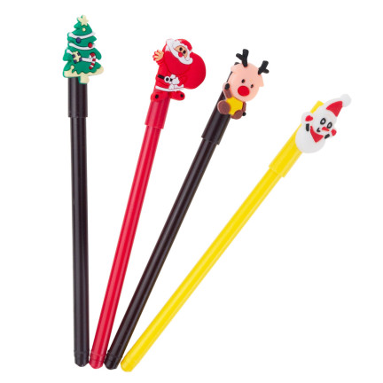 TG70496 GEL-STIFT WEIHNACHTSGESCHENK SET VON 4 STÜCK/KPL