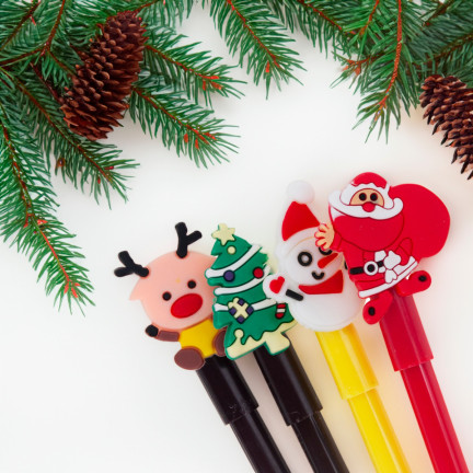 TG70496 GEL-STIFT WEIHNACHTSGESCHENK SET VON 4 STÜCK/KPL