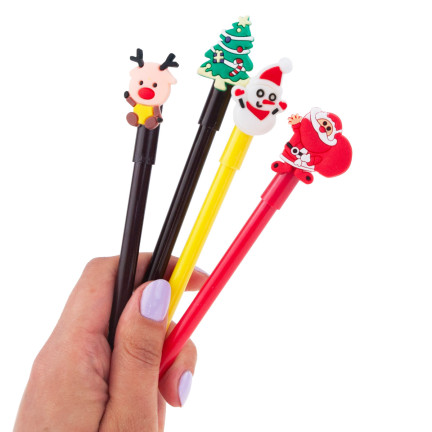 TG70496 GEL-STIFT WEIHNACHTSGESCHENK SET VON 4 STÜCK/KPL